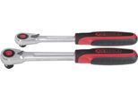 Ks Tools Slimpower Set Di Cricchetti Reversibili, 2 Pezzi1/4 +1/2
