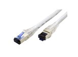 Roline - Cavo Patch - RJ-45 (M) - RJ-45 (M) - 50 M - Sftp, Pimf - Cat 6A - Pressato, Solido, Liscio, Senza Alogeni - Grigio
