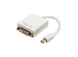Adattatore Logilink Mini Displayport A Dvi 1080P Bianco 0,1 M (Confezione Blister Da 1)