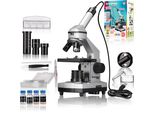 Bresser Optics Junior - Microscopio Usb - Nero - Argento - Metallo - 1024X - Led - Windows 7