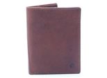 Esquire Pelle Portafoglio Dallas Wallet High Brown Marrone