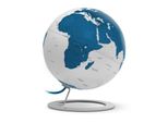 Atmosphere No-0324Igwb-Gb Globe Igloobe Azzurro Diametro 25Cm Metallo/Cromo Blu