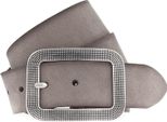 Vanzetti Pelle Cintura Classics 40Mm Suede Belt W90 Taupe Marrone