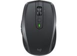 Logitech Mx Anywhere 2S - Destra - Rf Wireless + Bluetooth - 4000 Dpi - Nero - Grigio