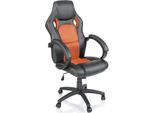 Tresko Racing Sedia Direzionale Sedia Da Ufficio Sedia Girevole Sedia Sportiva Sedia Da Ufficio Sedia Da Scrivania Nero/Arancio