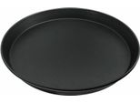 Zenker Pure Backblech Rund, Back Blech, Pizzablech, Backform, Pizzabackblech, Kuchenblech, Ilag Special, Schwarz, Ø 30 Cm, 3988