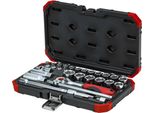 Set Di Chiavi A Bussola Rosse Gedore 3/8" 26 Pezzi 6-24 Mm"