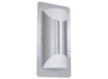 Eglo 98716 Cistierna 1 E27 Applique Da Esterno In Acciaio Inox Bianco IP44