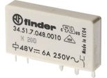 Relè Finder Pcb 60 V/Dc 6 A 1 Contatto In Scambio 34.51.7.060.5010 1 Pz