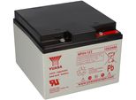 Batteria Al Piombo Yuasa NP24-12I Pb 12V / 24Ah Vds, Filettatura Interna M5