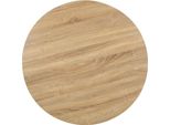 Vidaxl Tavolo Da Bistrot Marrone Chiaro 80 Cm Mdf