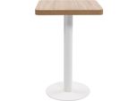Vidaxl Tavolo Da Bistrot Marrone Chiaro 50X50 Cm Mdf