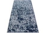 Tappeto Sense Micro 81260 - Vintage Bianco/Blu Azzurro 120X170 Cm