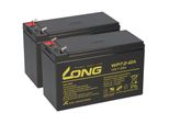2X Batteria Kung Long Vds WP7.2-12A F1 12V 7.2 Ah Piombo Agm 4.8Mm Faston