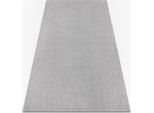 Tappeto Di Spago Sizal Flat 48663/320 Grigio GŁAdki Grigio 80X150 Cm