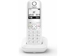 Gigaset A690 - Telefono Cordless Con Id Chiamante - Eco Dect\Gap - Funzione Chiamata A Tre - Bianco (S30852-H2810-B102)