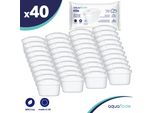 Cartucce Filtranti Aquaflow - 40 Pezzi | Cartucce Filtranti Di Ricambio Per Dafi Unimax Aquaphor A5 Brita Maxtra+ Philips AWP212/10