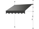 Tenda Da Sole A Morsetto Mucola Tenda Da Balcone Regolabile In Altezza Senza Foratura Tenda Da Sole Protezione Solare Protezione Dal Vento - Grigio 300 X 120 Cm