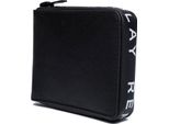 Replay Pelle Portafoglio Zip Around Wallet Black Nero