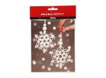 Set Di Fiocchi Di Neve In Macramè, Incl. Materiale E Istruzioni