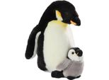 Pinguino Carl Dick Con Bambino Ca. 32 Cm 1725 Peluche, Peluche, Peluche