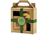 Mini Set Verde 3 - Sapone Scrub Viso Tanamera, Spugna Naturale