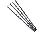 Exacompta 76101E 25 Spirali Di Rilegatura In Pvc 6Mm Per Din A4 Nero 21 Anelli Per 20 Fogli