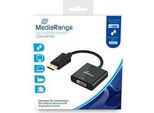 Mediarange MRCS174 Mediarange DVI-I Buchse (24+5-Polig)/ Dp Stecker 15Cm Schwar