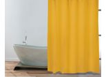 Msv Tenda Da Doccia Premium In Tessuto Antimuffa - Antibatterica, Lavabile, 100% Impermeabile - Poliestere, "Giallo Zafferano"" 180X200Cm"