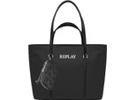 Replay Borsa Shopper Borsa A Tracolla Shopper With Pouch Black Nero