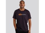 Alpha Industries Alpha Label T T-Shirt Con Logo Da Uomo