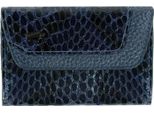 Braun BüFfel Pelle Caso Chiave Luise Mini Key Case Wallet Navy Blu