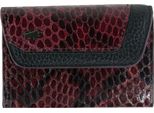 Braun BüFfel Pelle Caso Chiave Luise Mini Key Case Wallet Burgundy Porpora Multicolore
