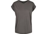 DáMské TričKo Urban Classics Ladies Extended Shoulder Tee Darkshadow - Xxl
