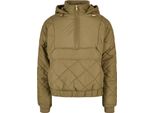 Urban Classics Donna - Giacca Oversize Diamond Oliva - L