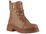Van Hill Stivaletti Da Donna Leggermente Foderati Con Lacci Scarpe Con Suola Profilata 837861, Colore: Marrone Chiaro, Taglia: 40