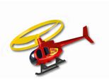 Giochi Di Volo Gunther Fire Copter GU1676 Rosso 13 X 13 X 10 Cm