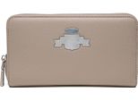 Replay Portafoglio Zip Around Wallet Iron Grey Beige
