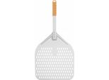 Hendi Buccia Per Pizza Con Manico Corto, Quadrata, Perforata, 350X710 Mm