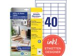 Avery Zweckform LR3657-10 Avery Zweckform Etichette Universali Per Il Riciclaggio Home Office