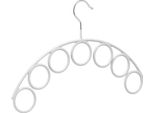 Relaxdays 5 X Porta Sciarpe Con 7 Anelli