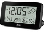 Stazione Meteo Braun, Display Temperatura Esterna, Display Temperatura Interna, Igrometro (Umidità) (67604)