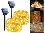 Inf Catena Luminosa A Led Con Cella Solare - 10 Metri Confezione Da 2
