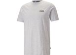 Puma Ess+ 2 Col Small Logo Tee Gray S
