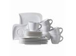 MäSer 576-000 Servizio Da Caffè LA- Musica, Bianco, 18 Pezzi (1 Set)