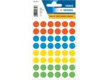 Herma 1851 1851 Etichette Multiuso - Colori Assortiti, Ø 12 Mm, Opache, 240 Pezzi