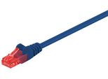 Goobay 95247 Cavo Patch Cat 6, U/Utp, Blu, 0,25 M - Miscela Di Rame Cca