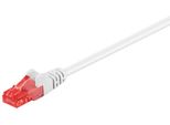 Goobay Cavo Patch Cat 6, U/Utp, Bianco