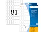Herma Herma Etichette Multiuso 10X16 Mm Carta Bianca Opaca Scritta A Mano 2592 Pz.