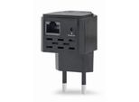 Gembird WNP-RP300-03-BK Bridge/Repeater Network Repeater 300 Mbit/S Black